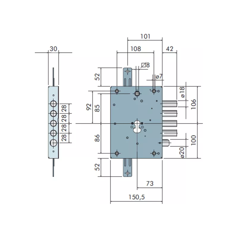 Dierre Atra a2p1* lock