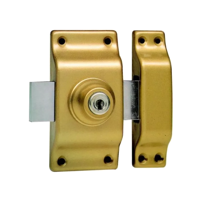 Bricard double entries latch with Bloctout cylinder