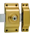 Bricard double entries latch with Bloctout cylinder