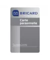 Bricard « Supersureté » half cylinder for recessed Bricard locks