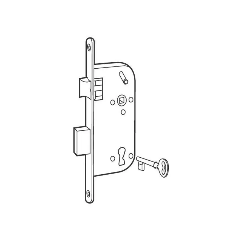 Bricard 750 mortise lock for wood joinery