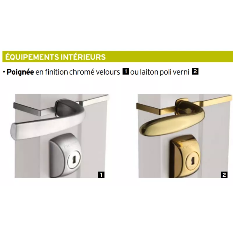 Serrure Fichet Alicea S avec cylindre F3D ou 787