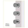 Wall-mounted lock FICHET Alicea Slim à cylindre rond