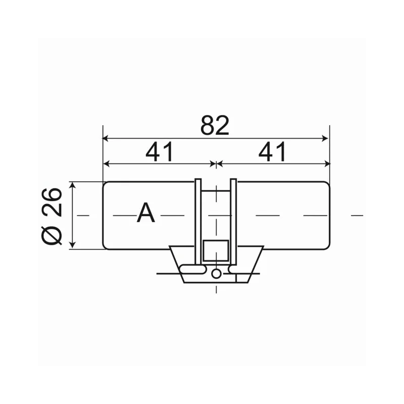 Cylindre Fichet 484 Monobloc pour serrures à larder