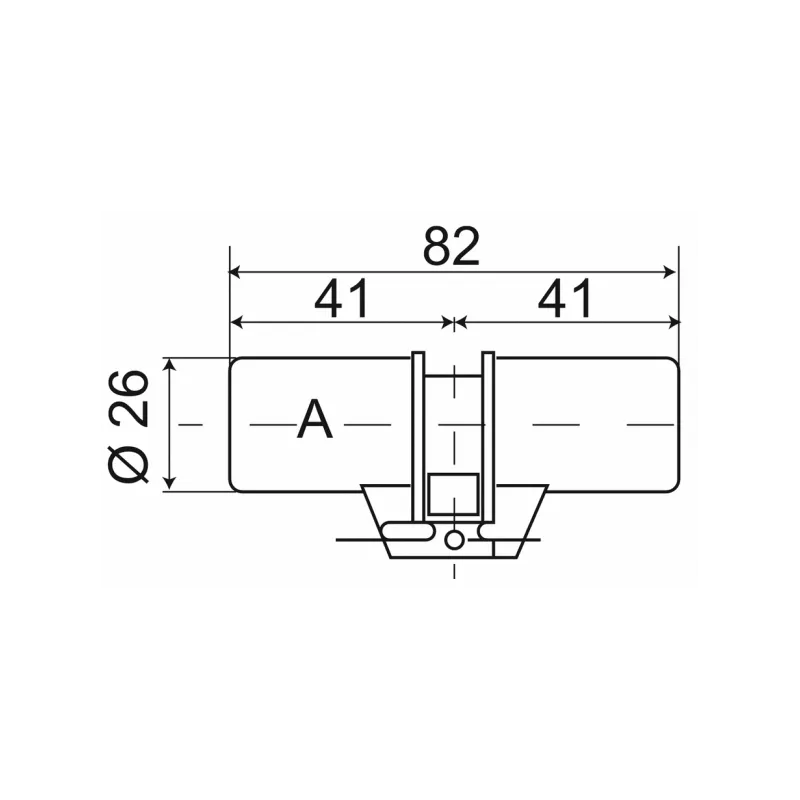 Fichet 666 cylinder for mortize lock