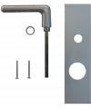 Poignée extérieure type Golf Pour serrures Fichet Alicea S et XP, Primlock, Vertipoint T et Fortissime T