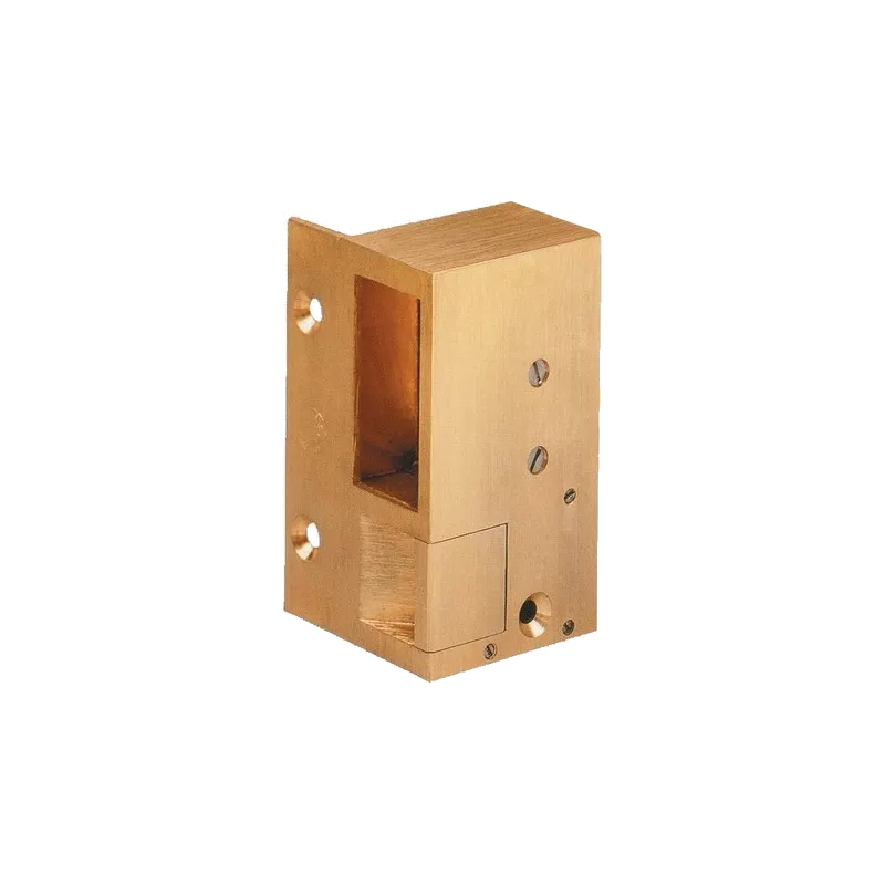 Horizontal electric strike in bronze - Bricard Horizontal electric strike in bronze - Bricard