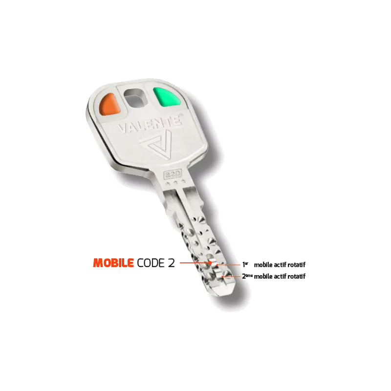 Double Securystar Valente Mobile code 2 key
