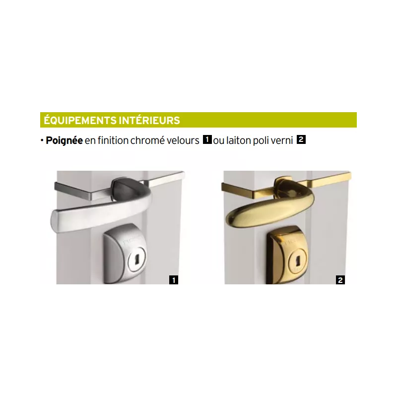 Serrure Fichet Alicea a2p1 Slim à cylindre rond