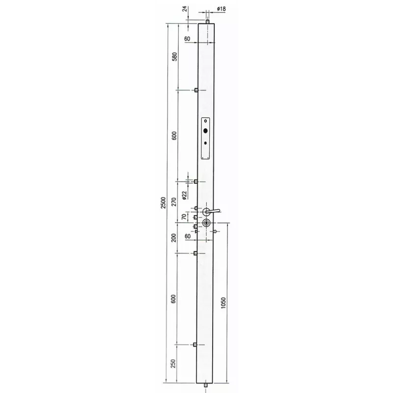 7/9 point lock Picard Serenis 710 A2P3