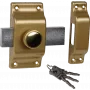 Bricard lock with button and Bloctout cylinder