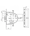 Mul-T-Lock 265 - Serrure 3 points à larder