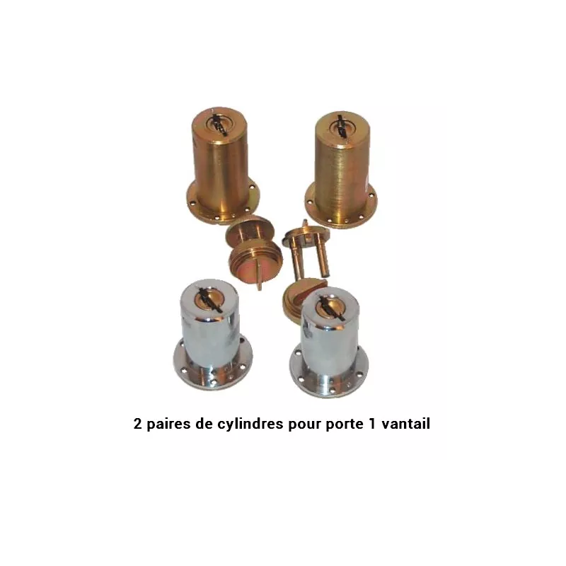 Jeu de cylindres VAK pour serrure Louxor Verdun