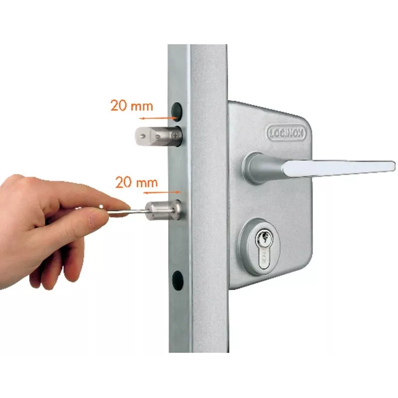 Serrure de portail à pênes ronds Locinox LAKQ 40