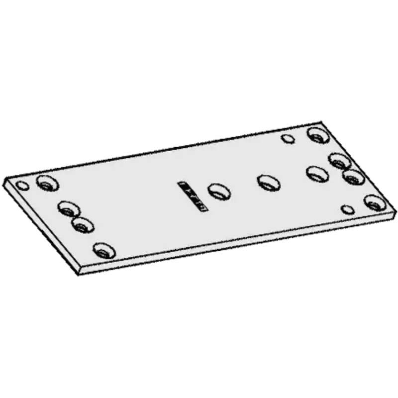 Mounting plate for Geze TS 2000V