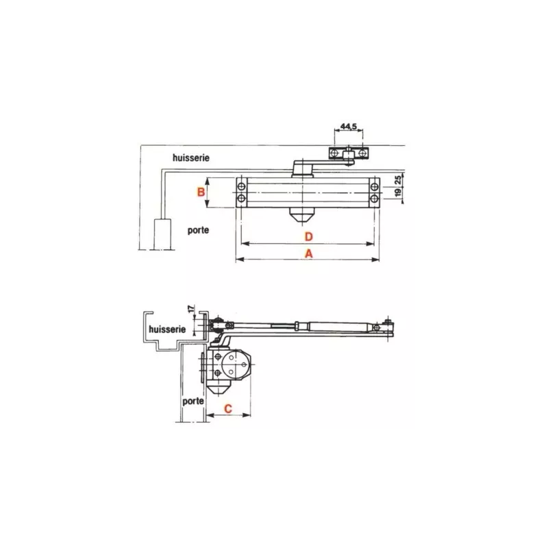 Ferme porte SEVAX 7000 Ryobi