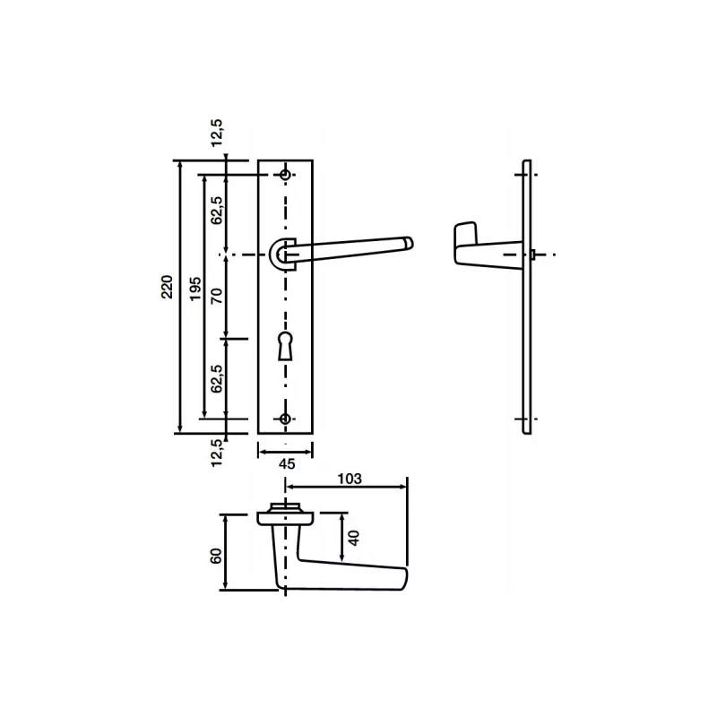 Bricard - Ensemble sur plaque "Marseille"