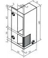 Electric strike 120 x 50 mm - Beugnot number 3Bis