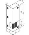 Electric strike 158 x 50 mm - Beugnot number 7
