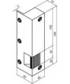 Electric strike 158 x 40 mm - Beugnot number 8