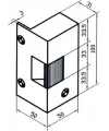 Electric strike 100 x 50 mm - Beugnot number 13