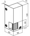 Electric strike 120 x 50 mm - Beugnot number 15/50