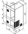 Electric strike 100 x 50 mm - Beugnot for Muel 100