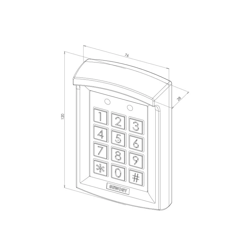 Clavier autonome Sewosy K1000