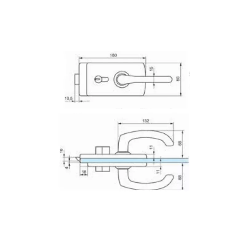 Center lock with offset - Stremler Lagune 4360