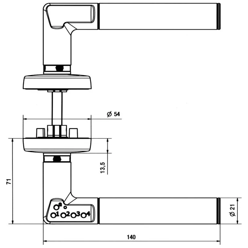 Handle Set Vachette Code Handle Series