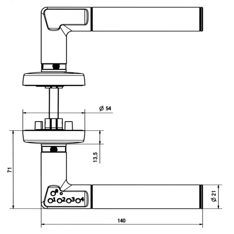 Béquille Électronique Vachette Code handle