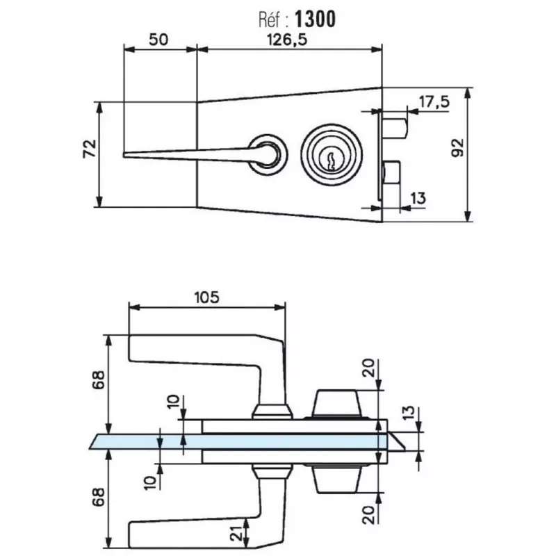 Stremler Classic 1300 middle lock