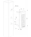 Clavier électronique étanche - Locinox