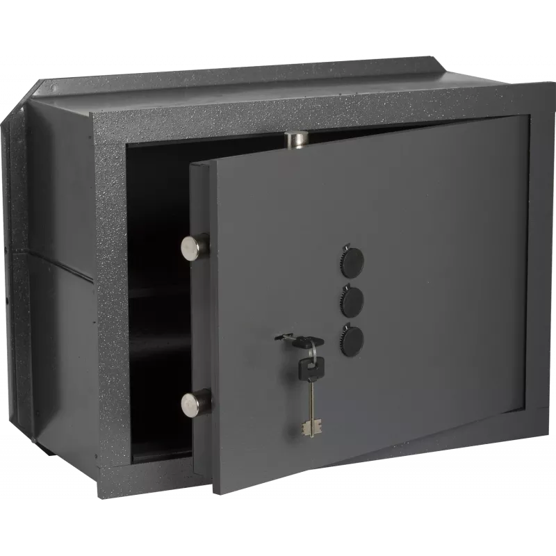 Safe to be locked, with key + buttons - Bricard Safe to be locked, with key + buttons - Bricard