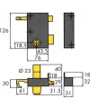 Serrure verticale à tirage ISEO Zenith 571