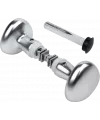 Aluminum button handle for gate