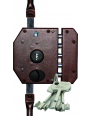 Mécanisme de serrure 3 points à tirage - ISEO Perfecta