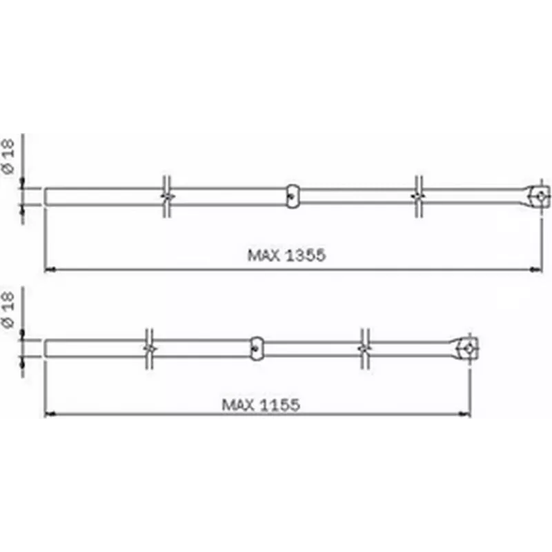 Rods for ISEO perfecta lock