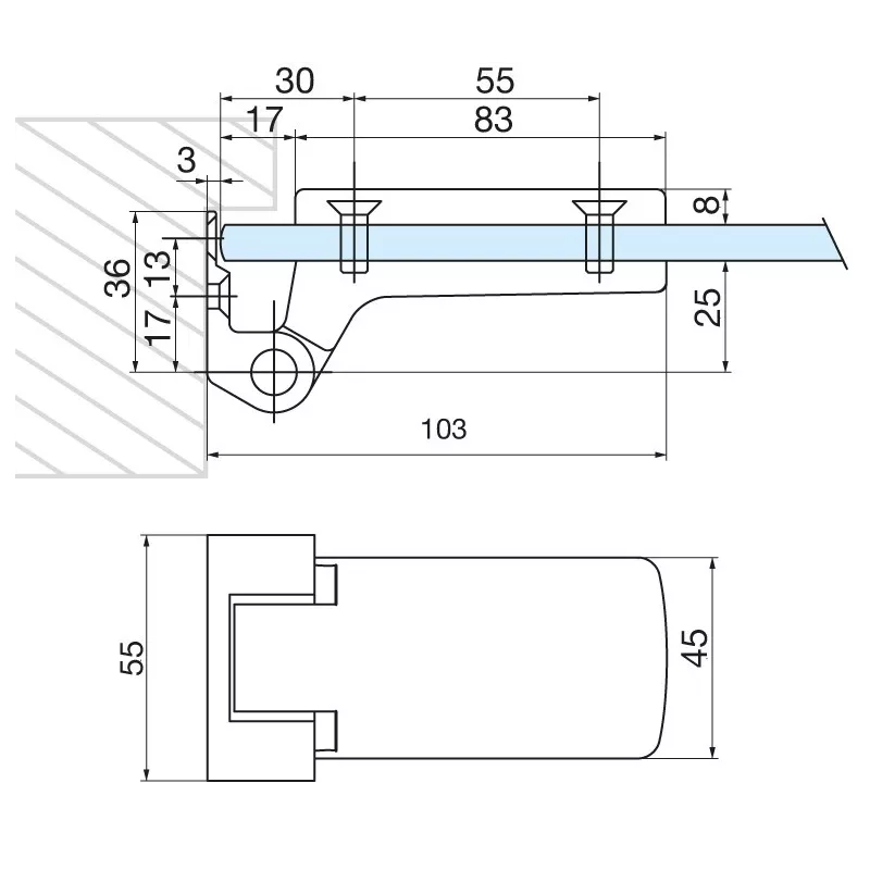 Kit serrure et fiche Stremler 4366