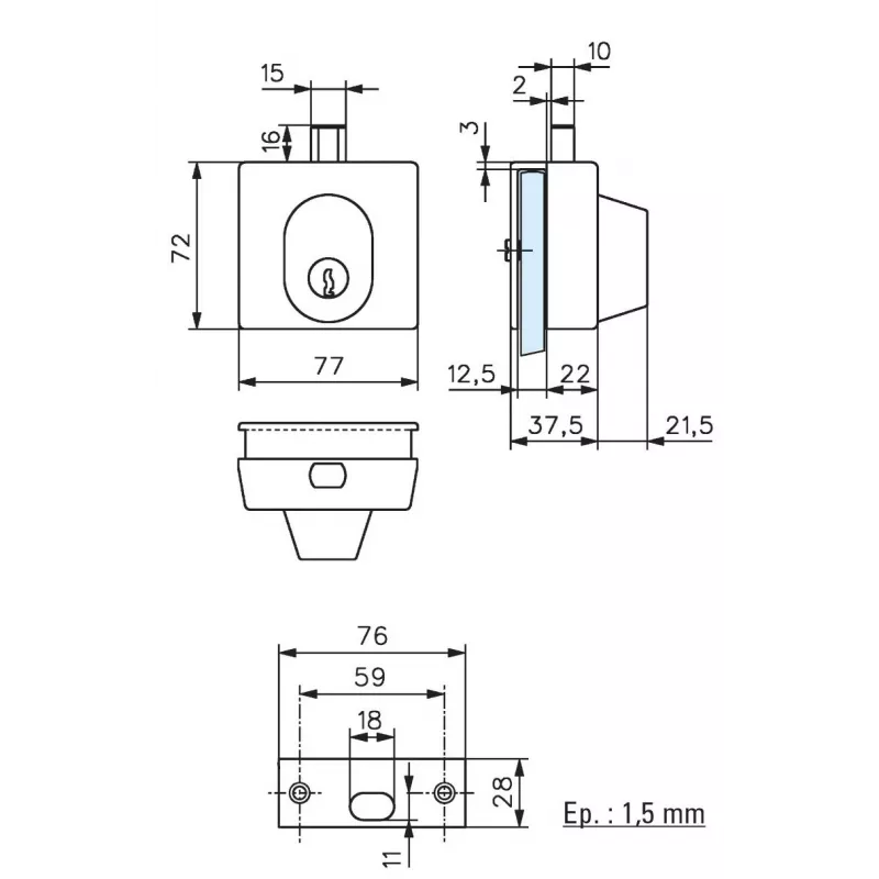 Stremler 1435 jumper lock