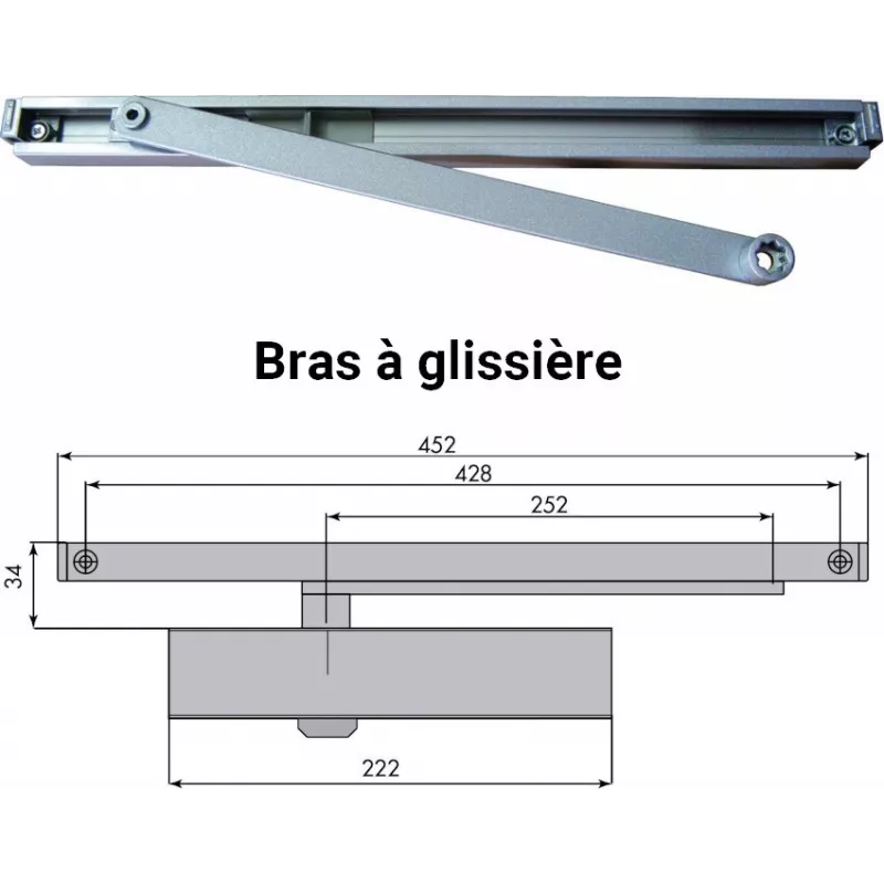 Groom GR150 door closer