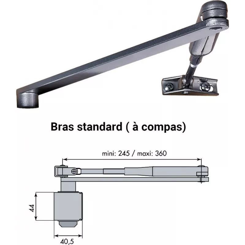 Ferme-porte GROOM GR150