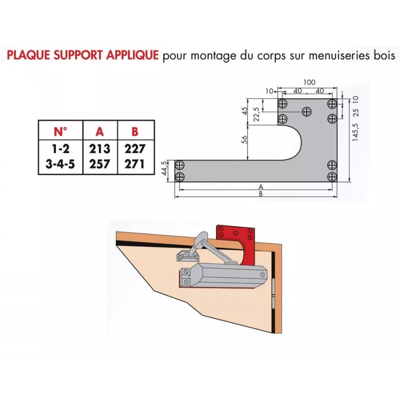 Groom GR010 door closer