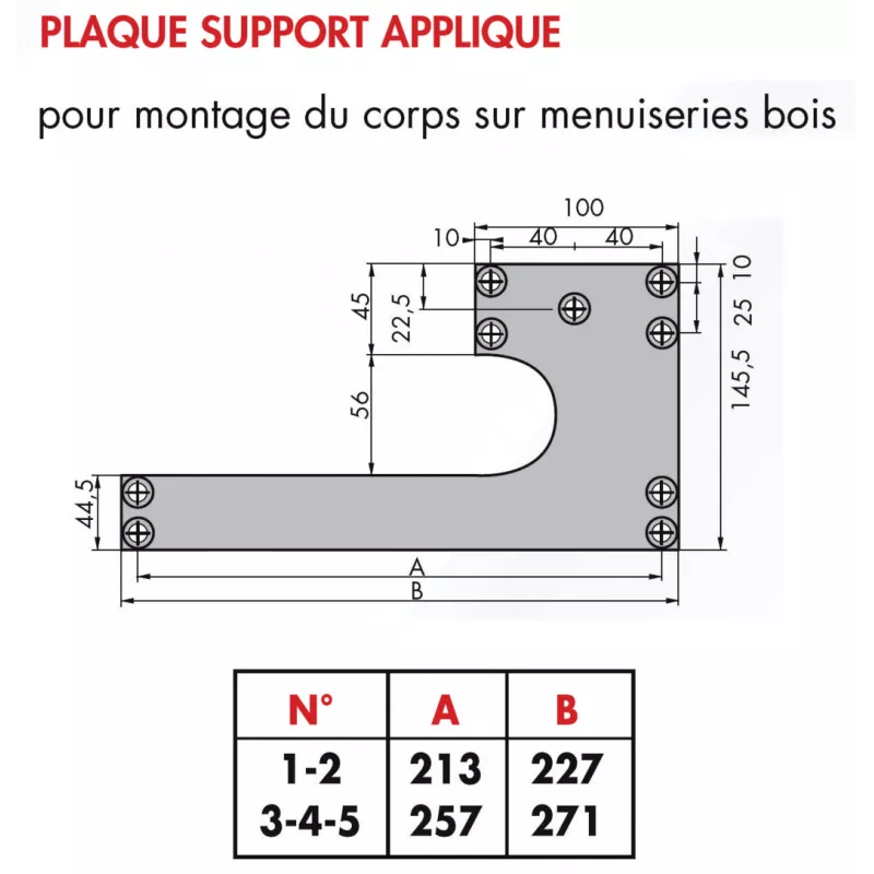 Support métallique pour Groom GR010