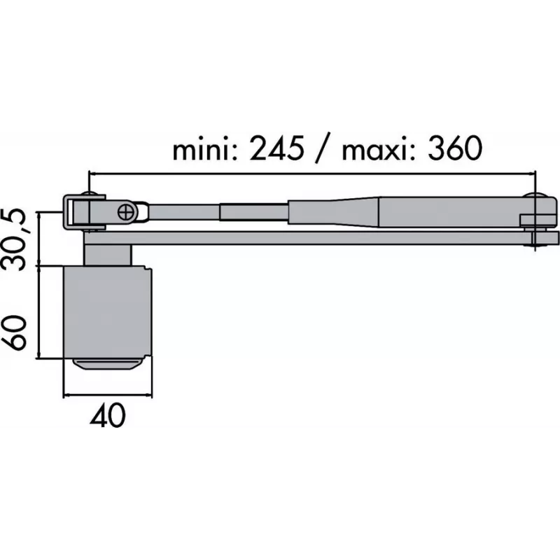Groom GR200 door closer