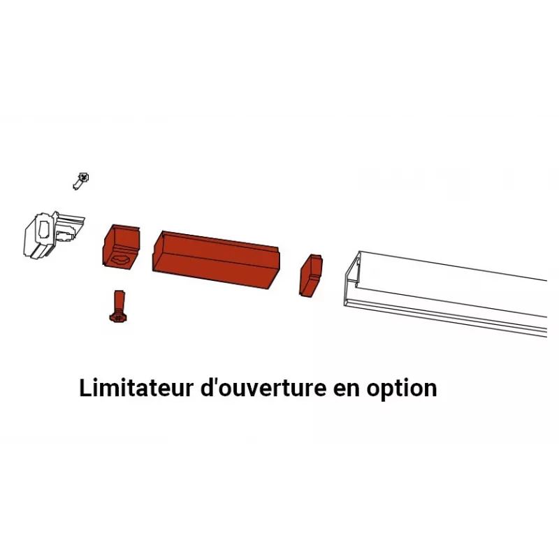 Ferme porte à glissière Groom GR450