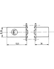 Paire de cylindres Fichet 666 pour serrure en applique