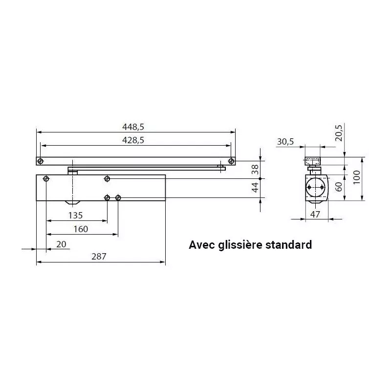 GEZE TS5000 door closer