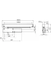 Sliding arm for GEZE TS5000L