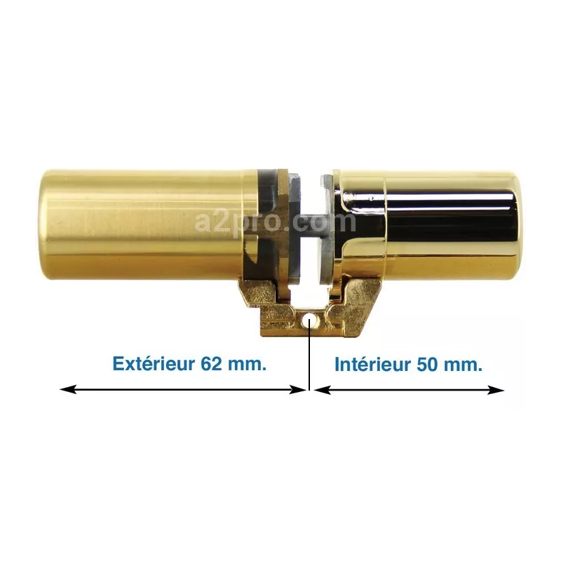 Cylindre monobloc Fichet 787 Z  A2P3 pour porte blindée forges P105